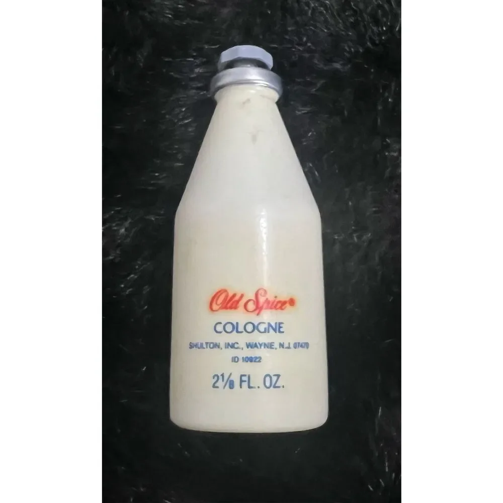 Vintage Old Spice Cologne 2 1/8 plastic bottle 60% full - Picture 2 of 3